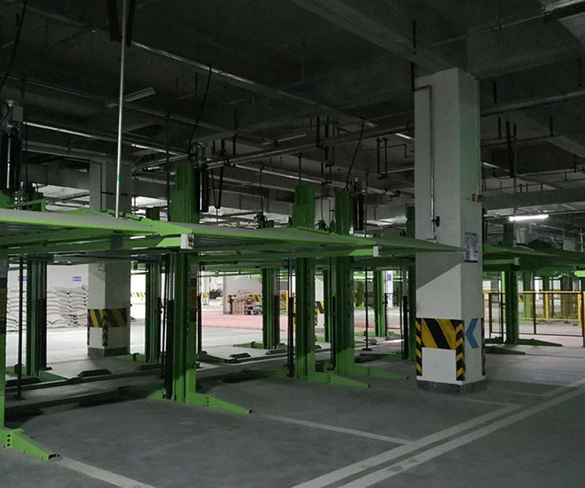 甘谷二層簡易升降機械停車設備回收