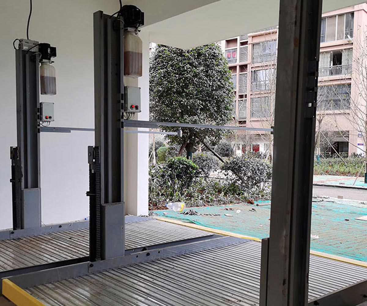 合水地下室簡易升降立體停車庫改造