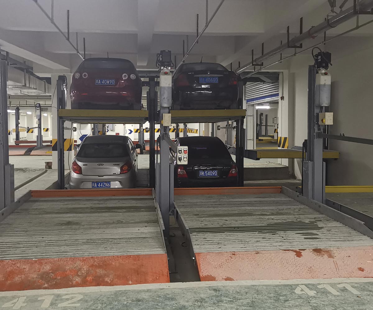 合水兩層簡易升降類機械停車庫