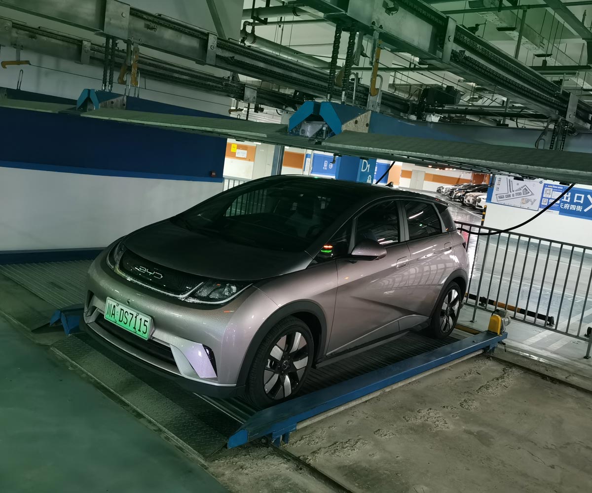 安定兩層升降橫移式機械停車位